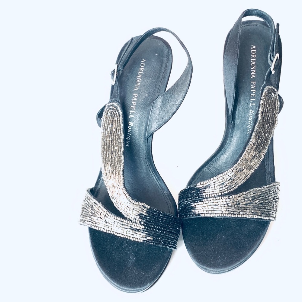 Adrianna Papelli Boutique Heels Open-Toe Size 9M